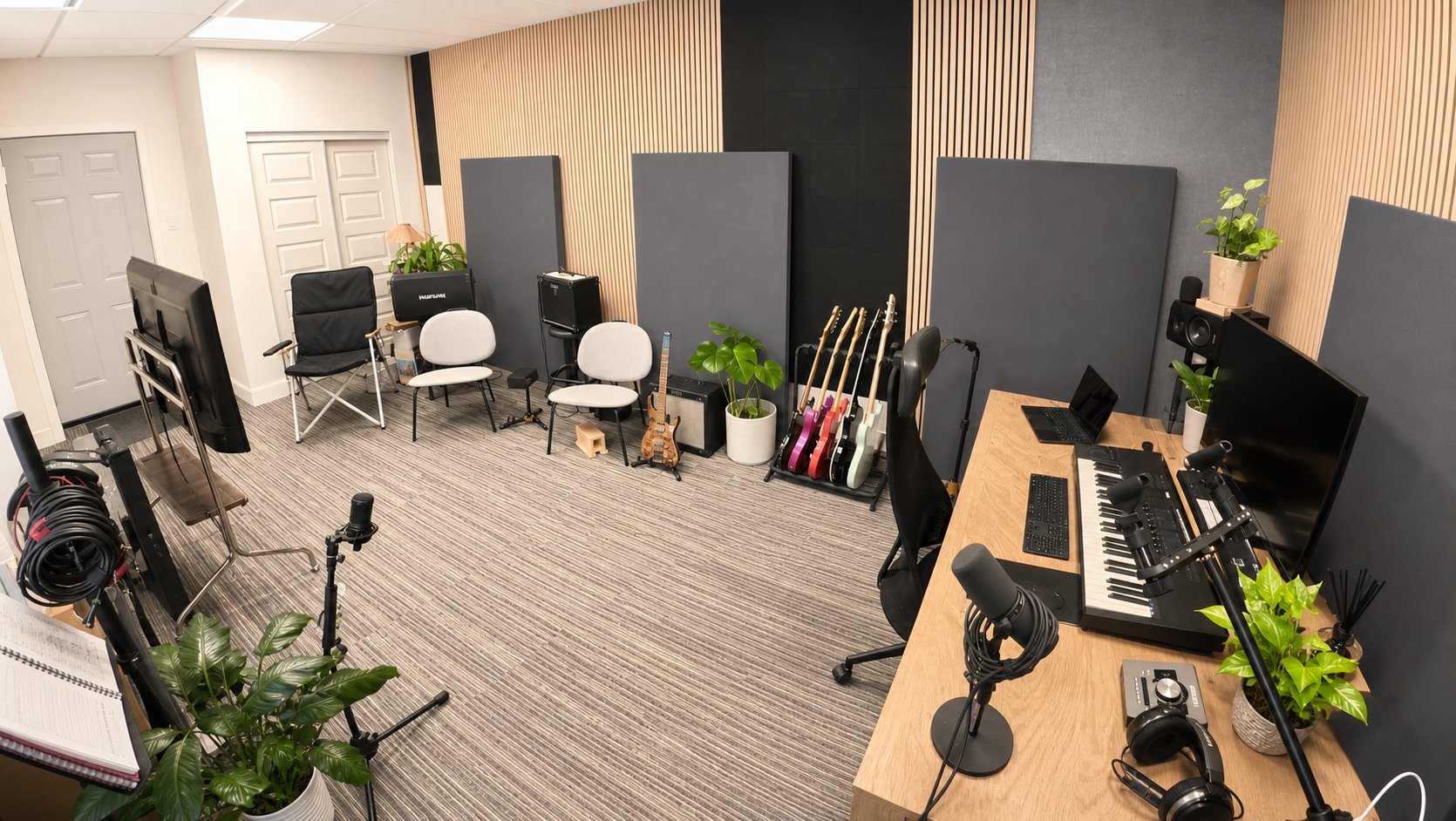 BIAN MUSIC Brossard Studio teaching space
